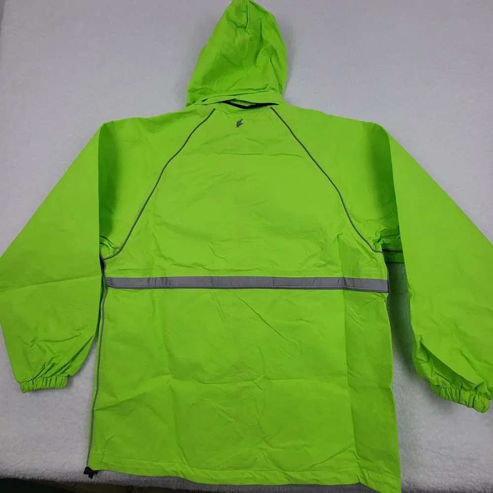 Frogg Toggs Road Toad Reflective Jacket Mens‎ Small Hi-Vis Green FT63133-48 NEW